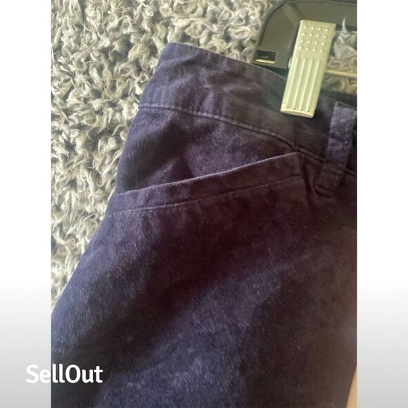 Chico's Women's Navy Blue Corduroy Slim Dress Pants Size 0 - Picture 5 of 7